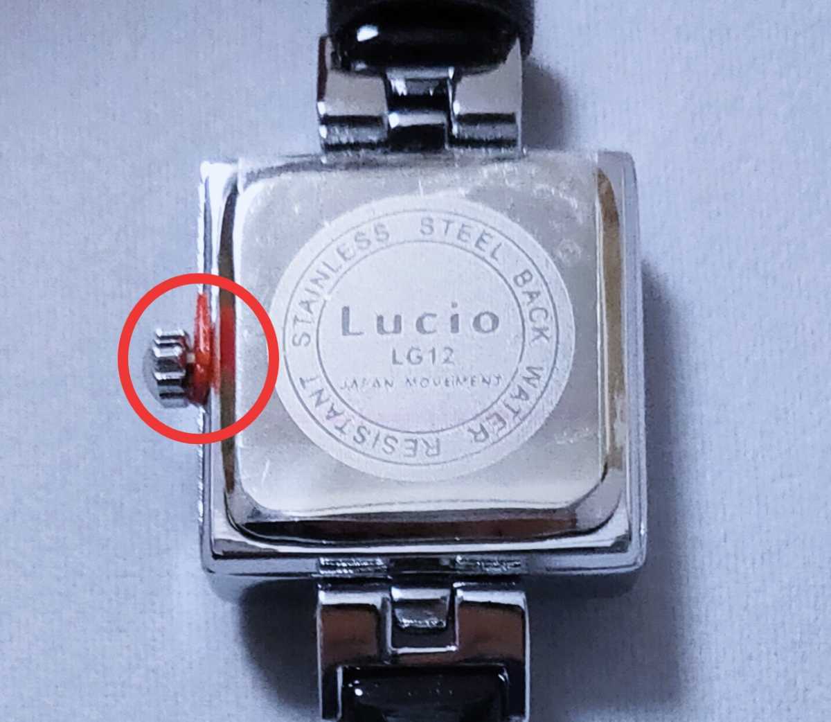 【新品 未使用品】Lucio LG12　腕時計　ブラック　送料無料_画像7