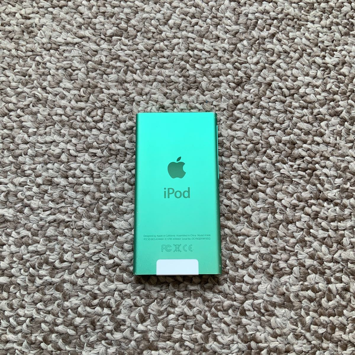 【利用2ヶ月】iPod nano 第7世代 16GB Apple アップル A1446 アイポッドナノ パープル 本体の画像2