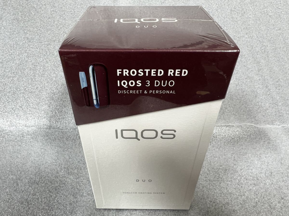 新品未開封 IQOS 3 duo アイコス3 デュオ フロステッドレッド 数量限定