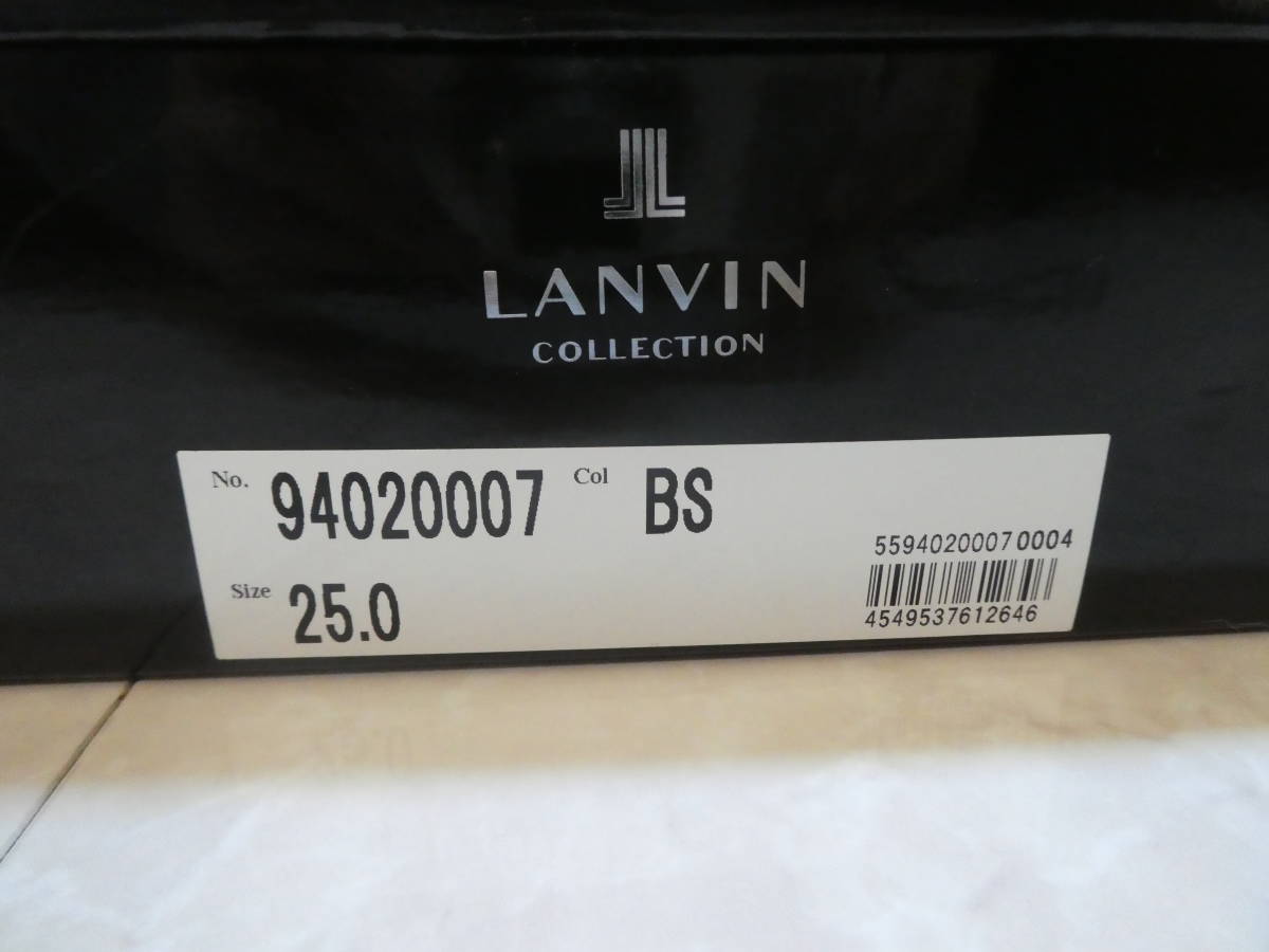 新品未使用品 LANVIN en bleu ランバン オン ブルー ブーツ 25cm ブラック 黒 スエード 内ボア ファー レディース 靴_画像10
