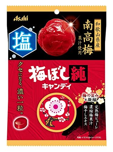 アサヒグループ食品 梅ぼし純キャンディ 88g ×6袋_画像1