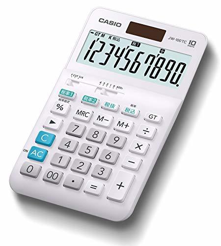  Casio W tax proportion calculator 10 column tax count white Just type JW-100TC-N