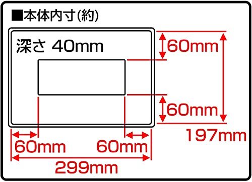 JEJa stage storage box made in Japan both sides storage [ twin separate case TS-300X] black green width 31× depth 26.1× height 8.9