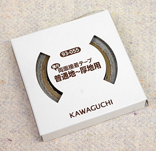 KAWAGUCHI 普通地～厚地用 強力両面接着テープ アイロン接着 幅12mm 長さ12m 93-055_画像3