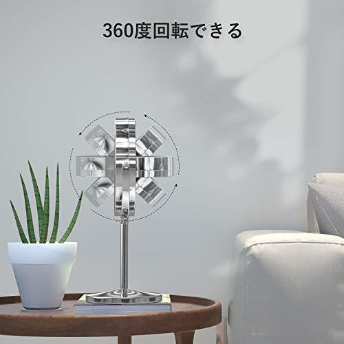 Gospire 拡大鏡 LED拡大鏡 拡大化粧鏡 10倍鏡付きLEDミラー LEDライト付きミラー タッチパネル 無段階明るさ調節可 真実の北欧_画像6