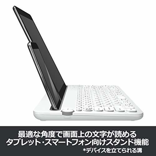 ロジクール ワイヤレスキーボード K480WH Bluetooth キーボード ワイヤレス 無線 Windows Mac iOS Android C_画像6