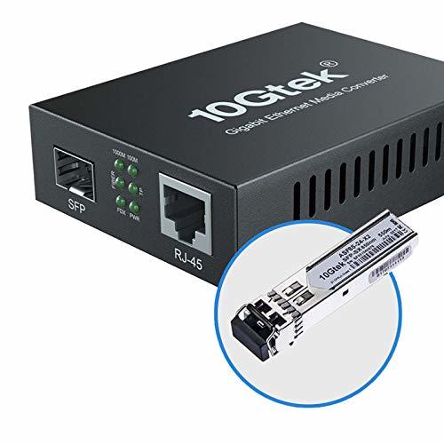 希少!!】 10Gtek ギガビット 10/100/ to SFPモジュール 1.25Gb/s