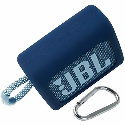 JBL GO3 GO 3 Bluetooth ポータブルスピーカー 専用保護収納 シリコンケース- Aenllosi (ブルー)の画像7
