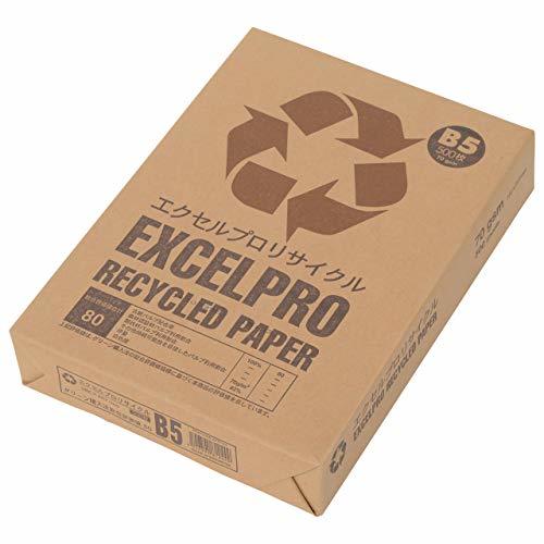 APP 再生コピー用紙 エクセルプロリサイクル B5 白色度82% 古紙100% グリーン購入法総合評価値80 紙厚0.09mm 2500枚(5_画像3