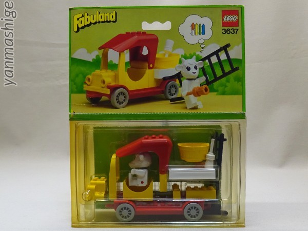 新品83年製 LEGO Fabuland 3637 ヤギのガートルードとペンキ屋トラック Gertrude Goat with Painter's Truck ファビュランド レゴ_画像1