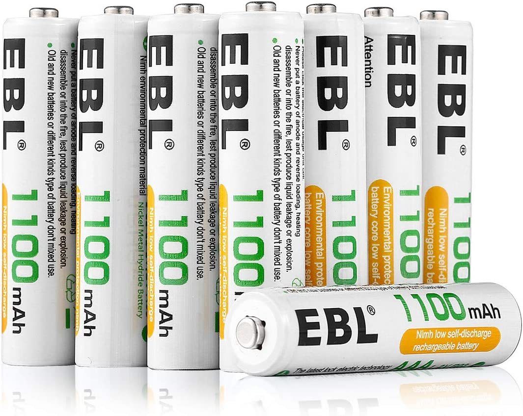 銀水晶店EBL 単4電池 充電式電池 単四電池 1100mAhニッケル水素充電式電池、収納ケース付き8パック 充電池 充電池、電池充電器 | biblioteca.guaratuba.pr.gov.br