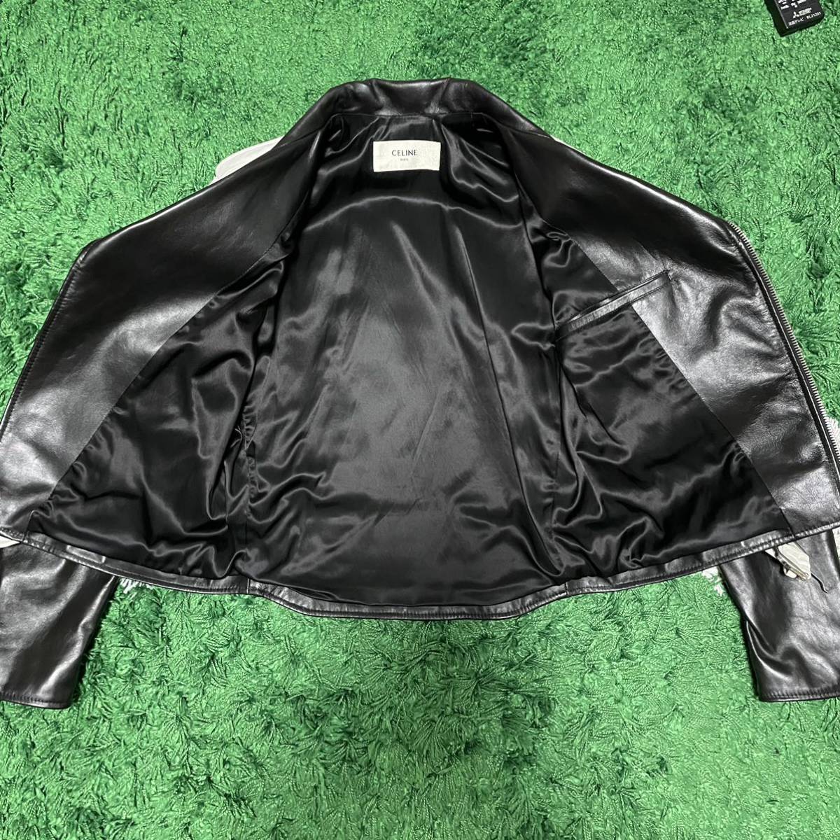 SALE/95%OFF】 46 セリーヌ ダブル ライダース ジャケット CELINE