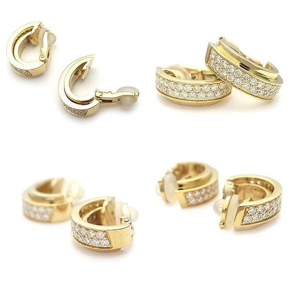 [ green shop pawnshop ] Piaget poseshon earrings pave diamond reference regular price 102 ten thousand jpy [ used ]