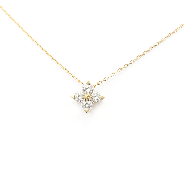 [ green shop pawnshop ] Star Jewelry BRIGHTEST STAR(blai test Star ) diamond necklace 2ZN2149[ used ]