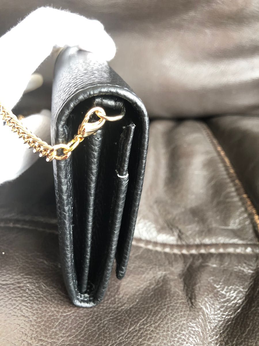 新品】◇Vivienne Westwood◇レザー長財布☆ チェーンウォレット