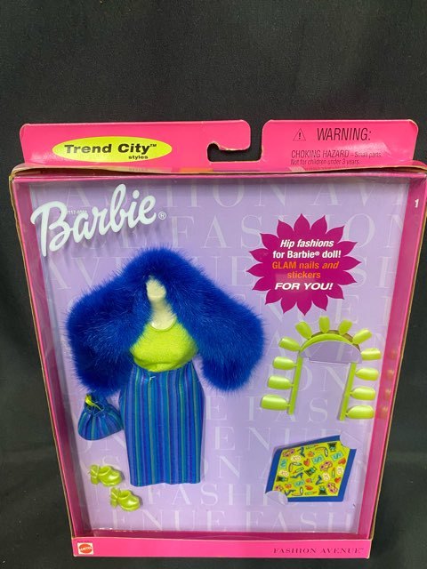 ☆ 未開封品 長期保管品 バービー バービー人形 BARBIE Stretch Sensation-Flexible Fashions 着せ替え洋服 2点セットの画像6