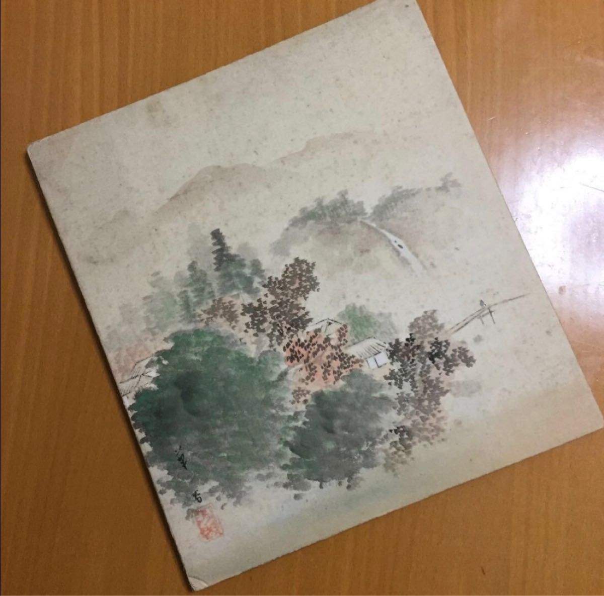 風景画 色紙絵 5枚セット