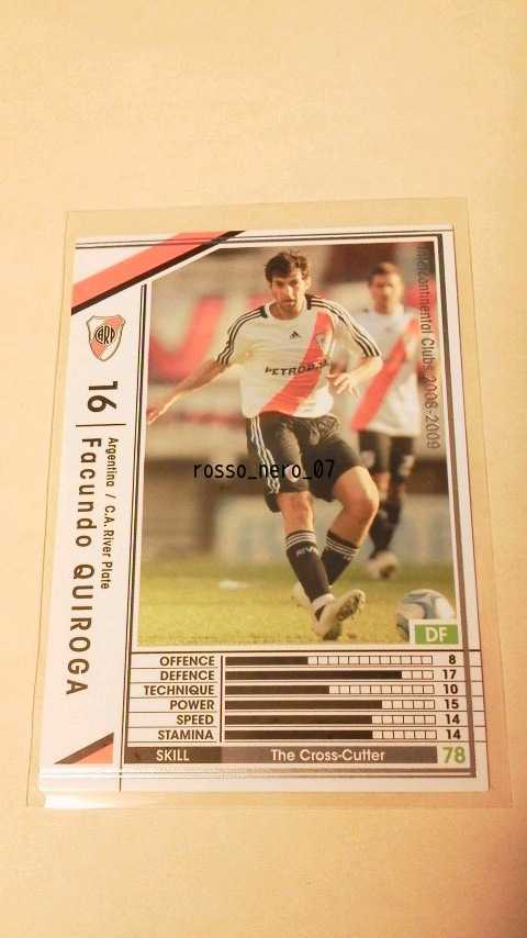 ☆WCCF2008-2009☆08-09☆019☆白☆ファクンド・キローガ☆リーベル・プレート☆Facundo Quiroga☆C.A. River Plate☆_画像1