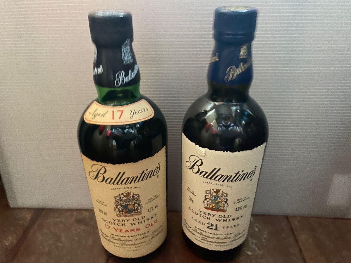 バランタイン21年と17年 オールドボトル2本|PayPayフリマ