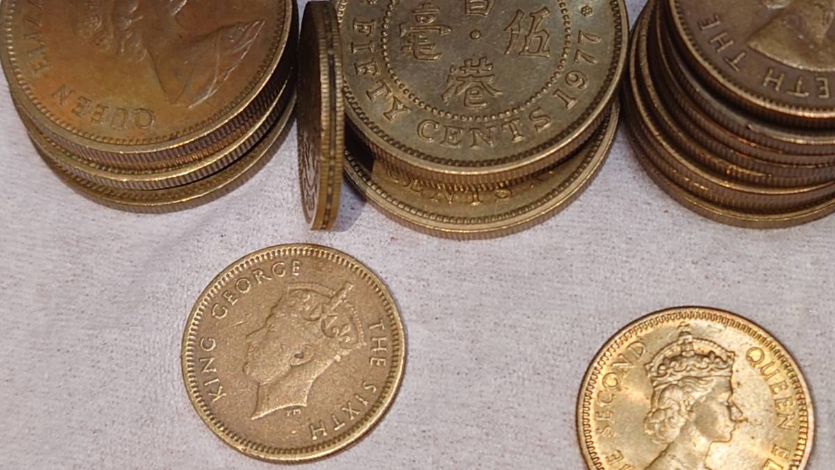 定番人気！ 香港硬貨１２枚