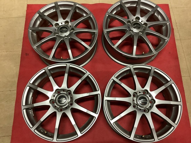 A-TECH SCHNEDER シュナイダー 17インチアルミホイール 17x6.5J+55 PCD114.3 5穴 a-2153 N3-2-TKの画像1