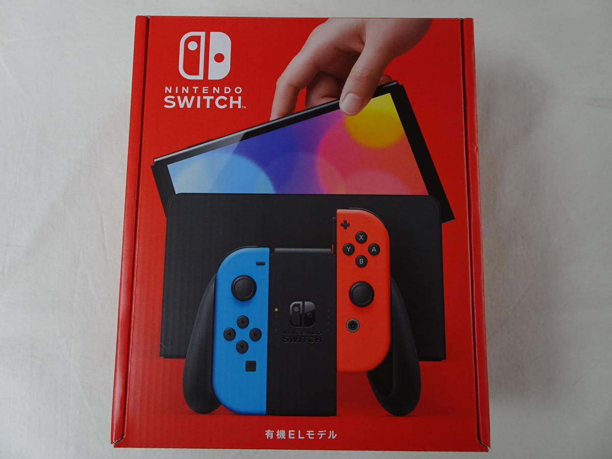 未使用品 即決 即納 任天堂 Nintendo Switch (有機ELモデル) 本体 Joy