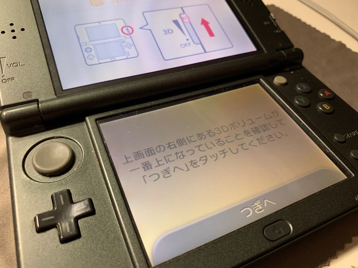 本体のみ　Newニンテンドー3DS LL メタリックブラック New3DSLL