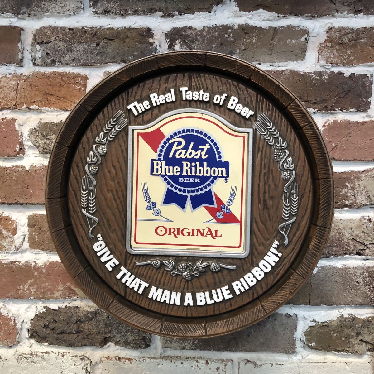 vintage】PABSTパブストビール 看板 サイン 店舗什器 antique