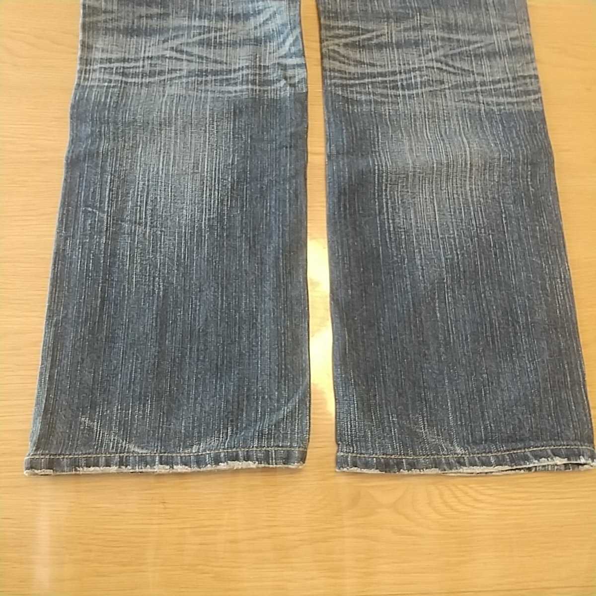 エドウィン 503 BLUE TRIP③ 【30インチ】 W30L76cm ストレート USED ペンキ、ダメージ加工 EDWIN _画像8