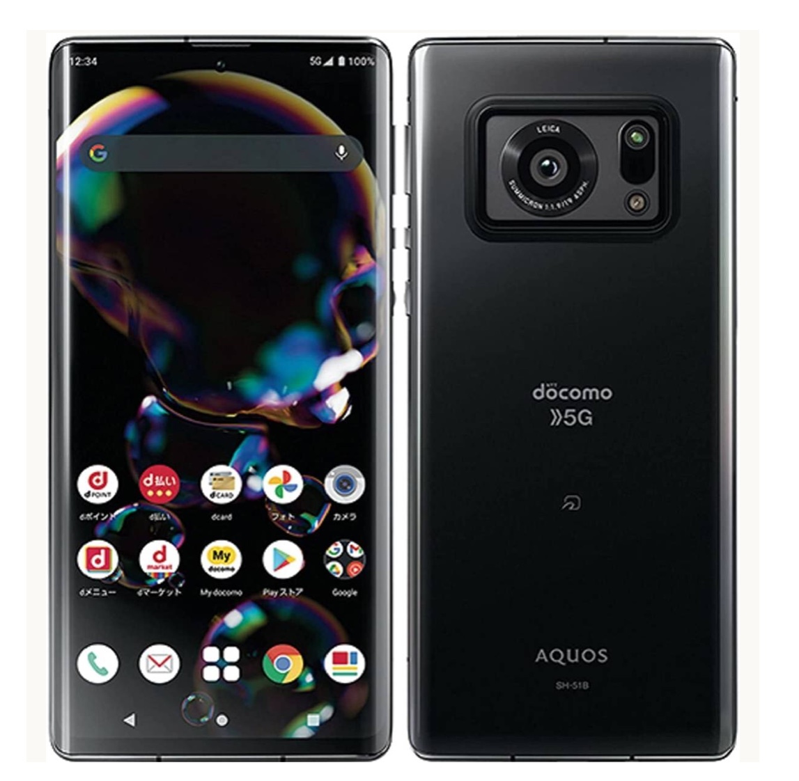 新品 未使用 docomo AQUOS R6 SH-51B 黒 5G SHARP 白ロム simフリー