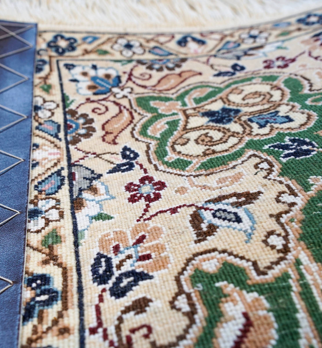 ヤフオク! - ペルシャ手織り絨毯 size 90cm×60cm 玄関マット 