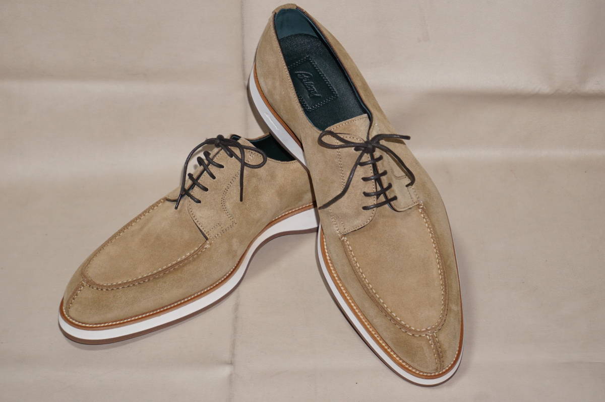 今年の新作から定番まで! 新品”Brioni スエード革ビジネスシューズ”27.5cm位 男性用 今年の新作から定番まで! 新品”Brioni スエード革ビジネスシューズ”27.5cm位 男性用