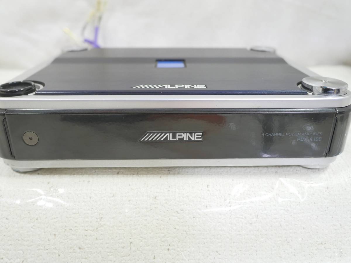 ALPINE PDX-4.100 100w×4ch デジタルアンプ 加工品(中古)のヤフオク 