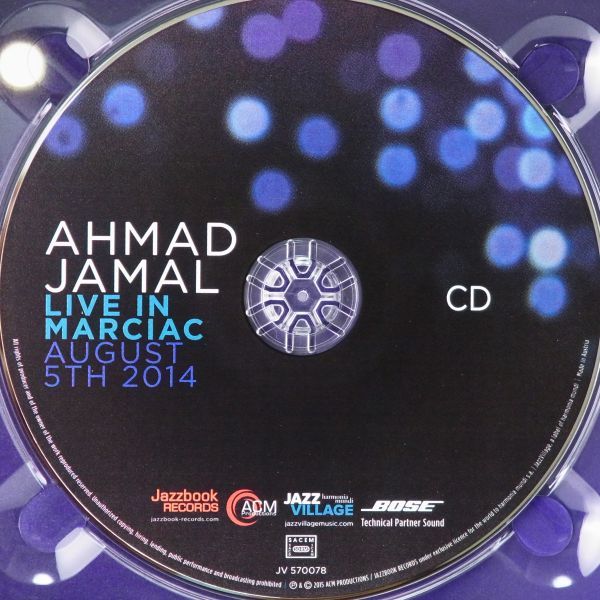 【ほぼ新品 美品 廃盤 CD+DVD】アーマッド・ジャマル　AHMAD JAMAL　LIVE IN MARCIAC　AUGUST 5TH 2014　オススメ！_画像5