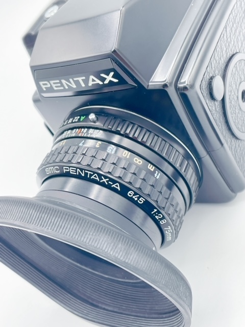 N27130 【美品】 ペンタックス PENTAX 645 + smc PENTAX-A 645 75mm F2