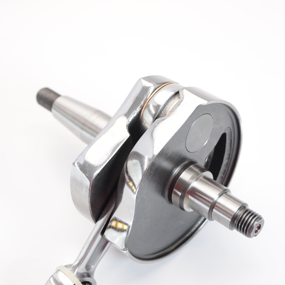 Crankshaft -BGM PRO Racing (rotary valve) 51mm stroke 97mm conrod- conversion Vespa PK50 XL/XL2 to 125cc (20mm cone) ベスパ 50s_画像6