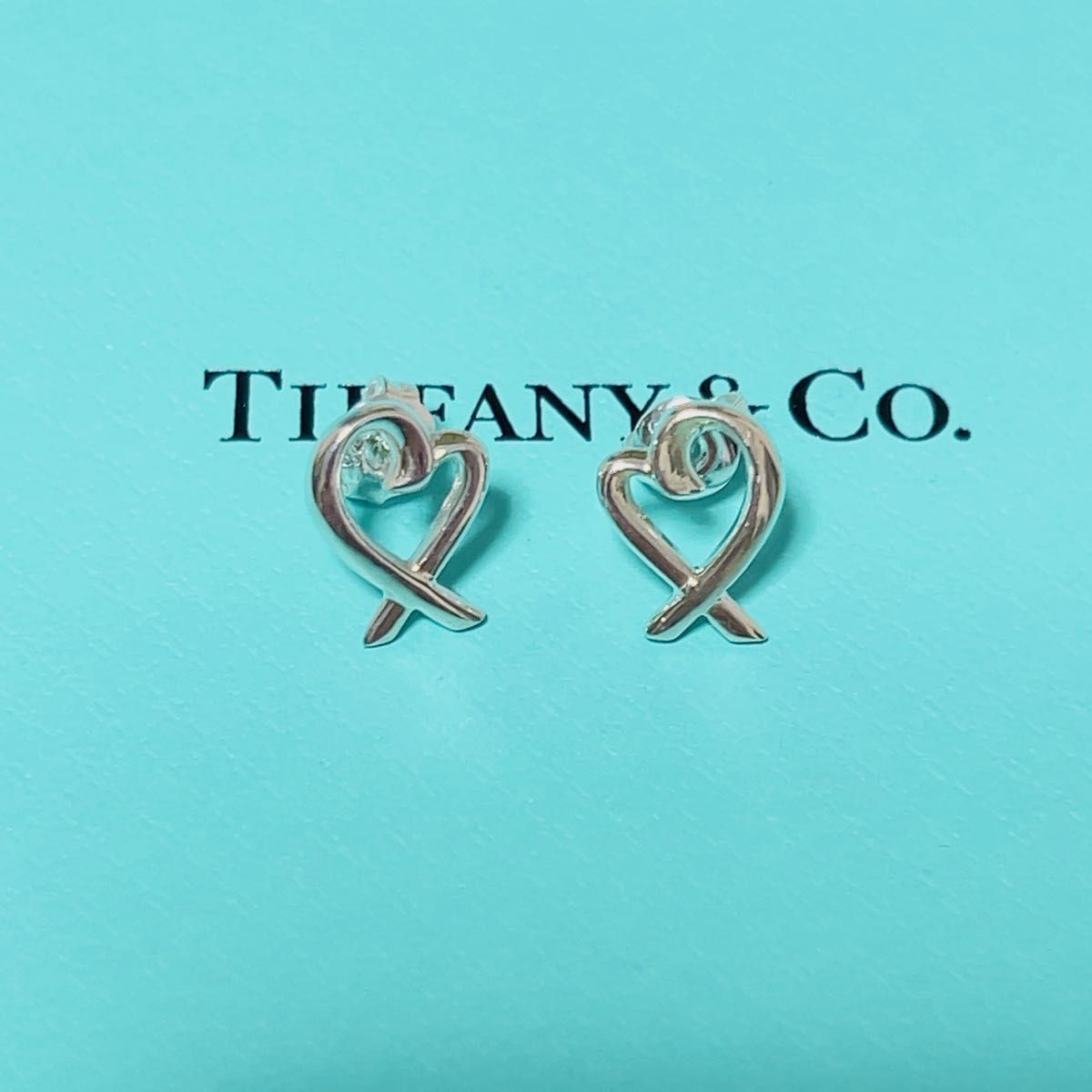 8400円セール時期 価格比較 美品 TIFFANY ティファニー ラビングハート