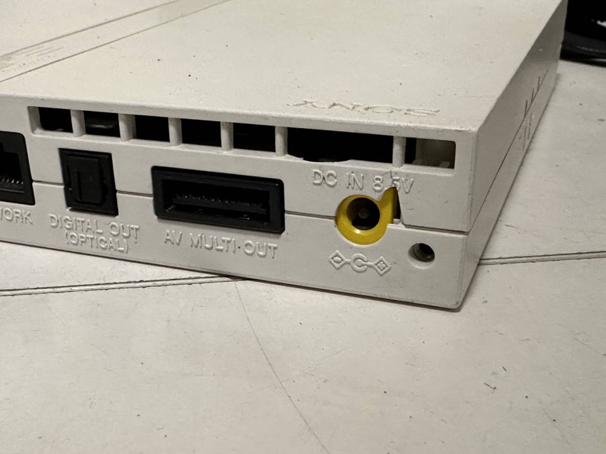 ソニー 薄型 PS2 本体セット SCPH-70000 CW ホワイト 動作確認済み