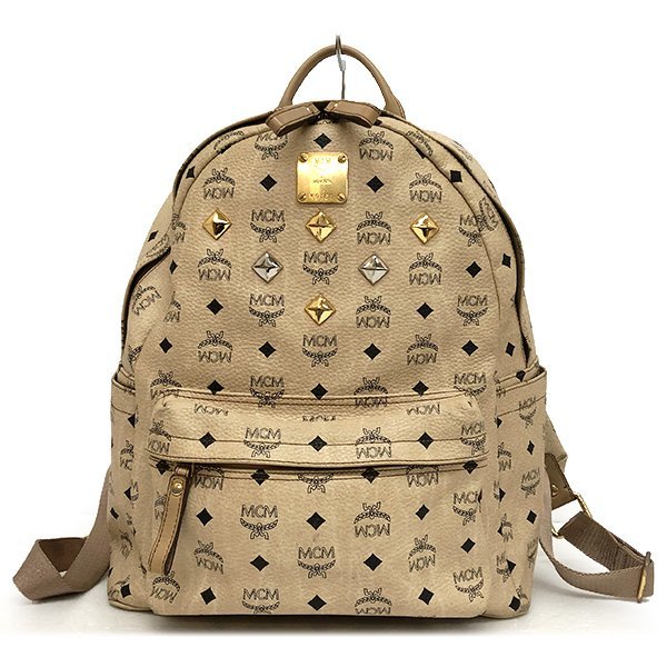 MCM エム・シー・エム ヴィセトス スタッズ リュック・デイパック