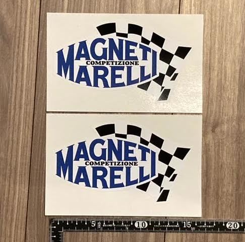 ★送料無料★MAGNETI MARELLI Sticker Decal マニエッティ カッティング ステッカー 2枚セット_画像1