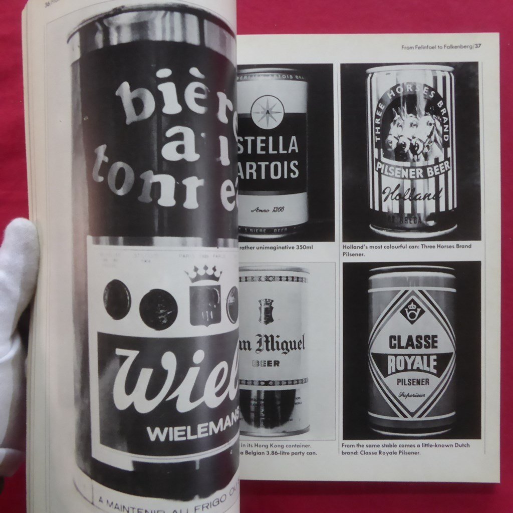 z73 foreign book [ beer can. collection :Collecting Beer Cans/Richard R.Dolphin/Bounty Books*1977 year ]