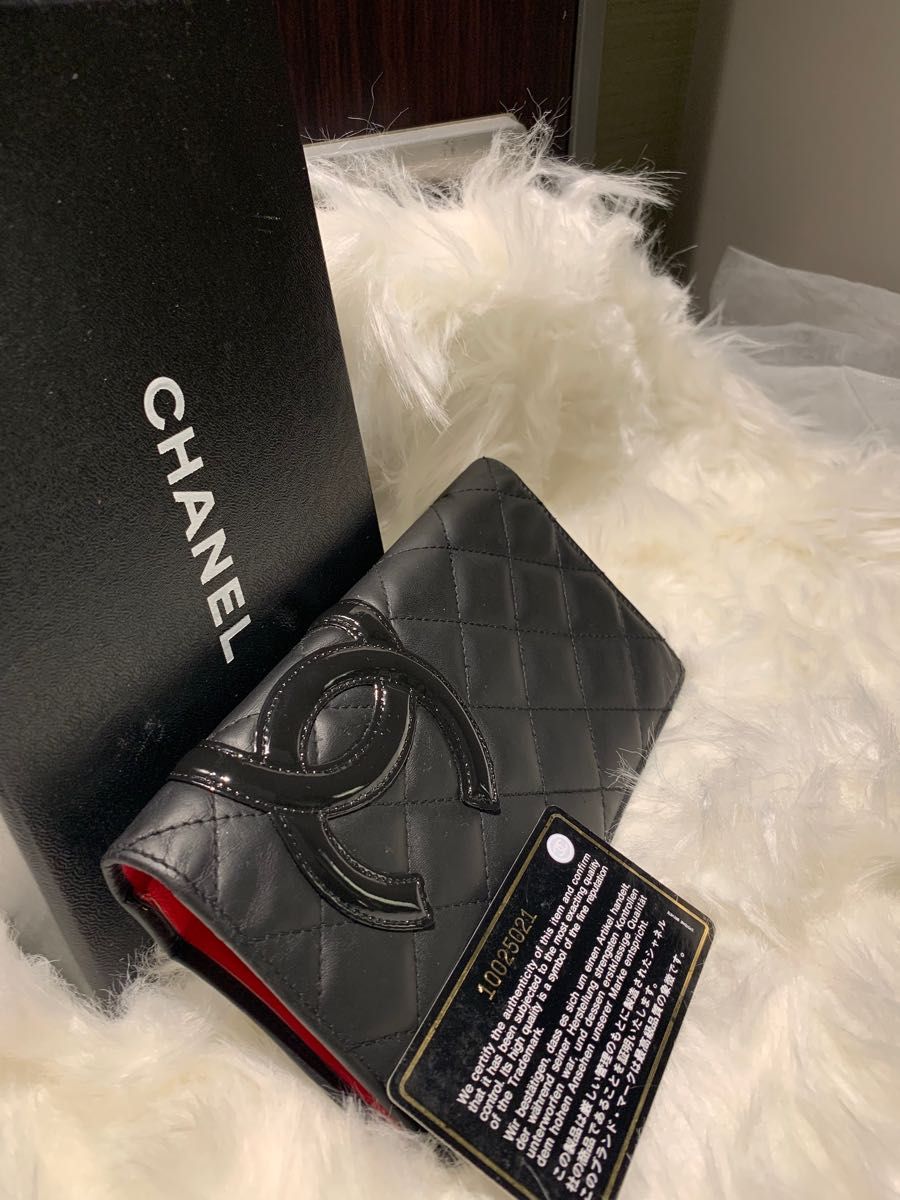 人気絶頂 CHANEL長財布a369 ☆美品☆ シャネル フラップウォレット 未