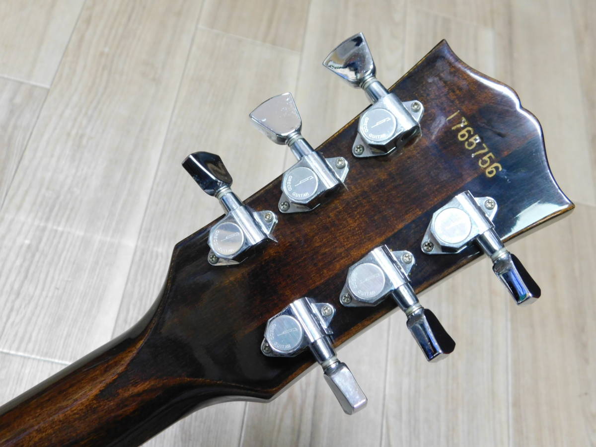 【ジャパンヴィンテージ】Greco(グレコ) フジゲン製造 S-55 フルアコギター ジャズギター ダイアモンドインレイ 状態良好 76年 ES-175/F403の画像6