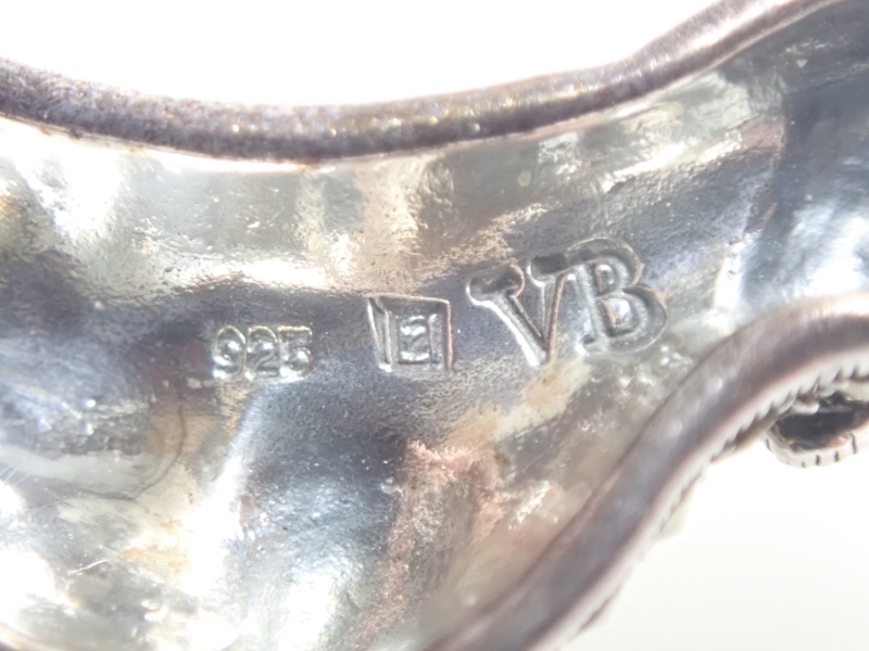 L163 ヴィンテージ シルバーブローチ マーカサイト VENDOME BOUTIQUE ヴァンドーム・ブティック 犬 アクセサリー Vintage broochの画像6