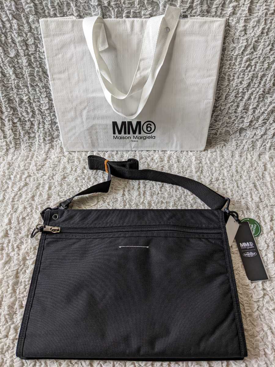 MM6 EASTPAK margiela マルジェラ ショルダーバッグ 黒 ショッパー付き