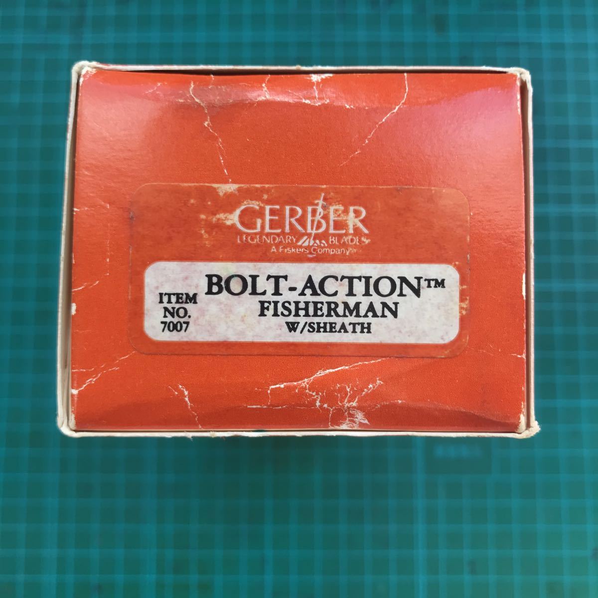 GERBER ガーバー BOLT-ACTION FISHERMAN ボルトアクション フィッシャーマン 7007 フォールディングナイフ 赤箱 ケース付きの画像2