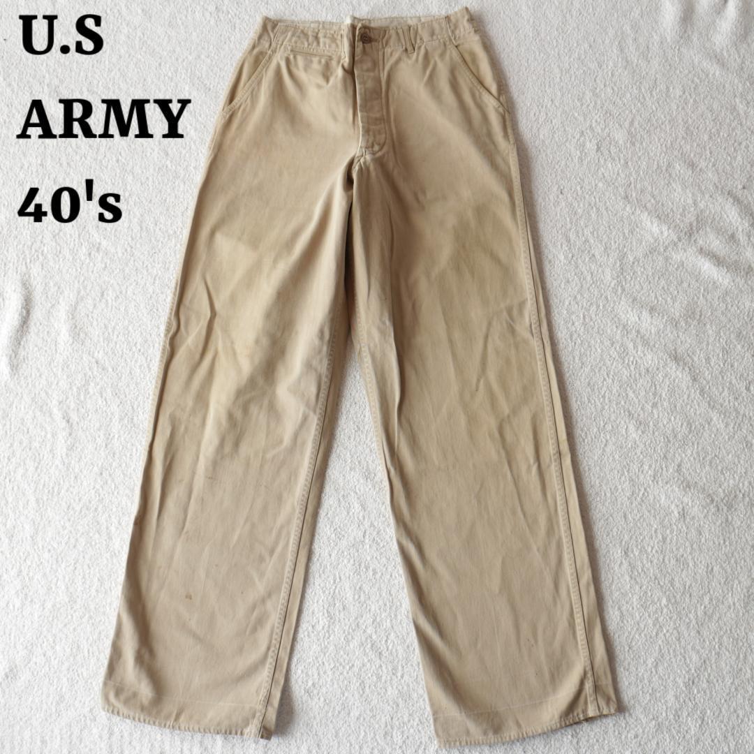 40's USMC chino trousers チノパン 尿素ボタン 【保証書付】 nods.gov.ag