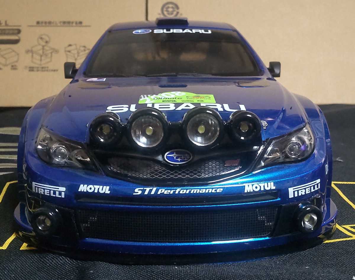 SP 1364 スバル インプレッサ WRC 2008 スペアボディ 素人塗装品 SP 1364 スバル インプレッサ WRC 2008 スペアボディ 素人塗装品