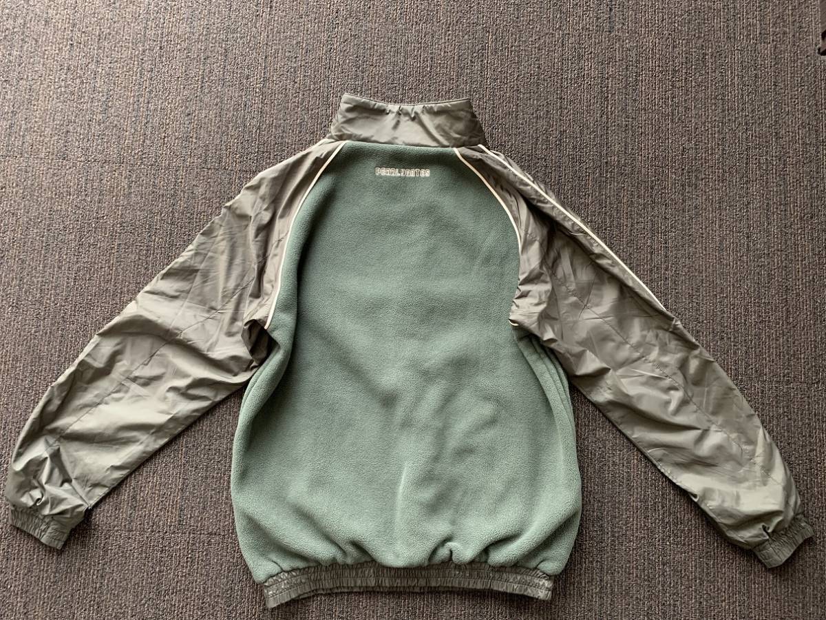 *PEARLY GATES Pearly Gates *s need * half Zip thermal storage nylon blouson * green *1