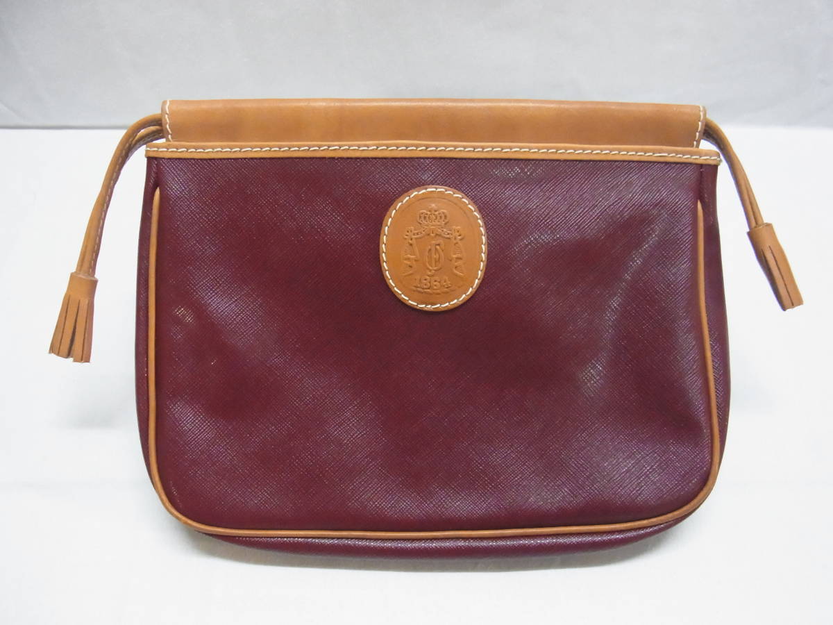  Vintage Italy made *ORESTE FRANZI Franz . second bag * pouch clutch bag bag *60